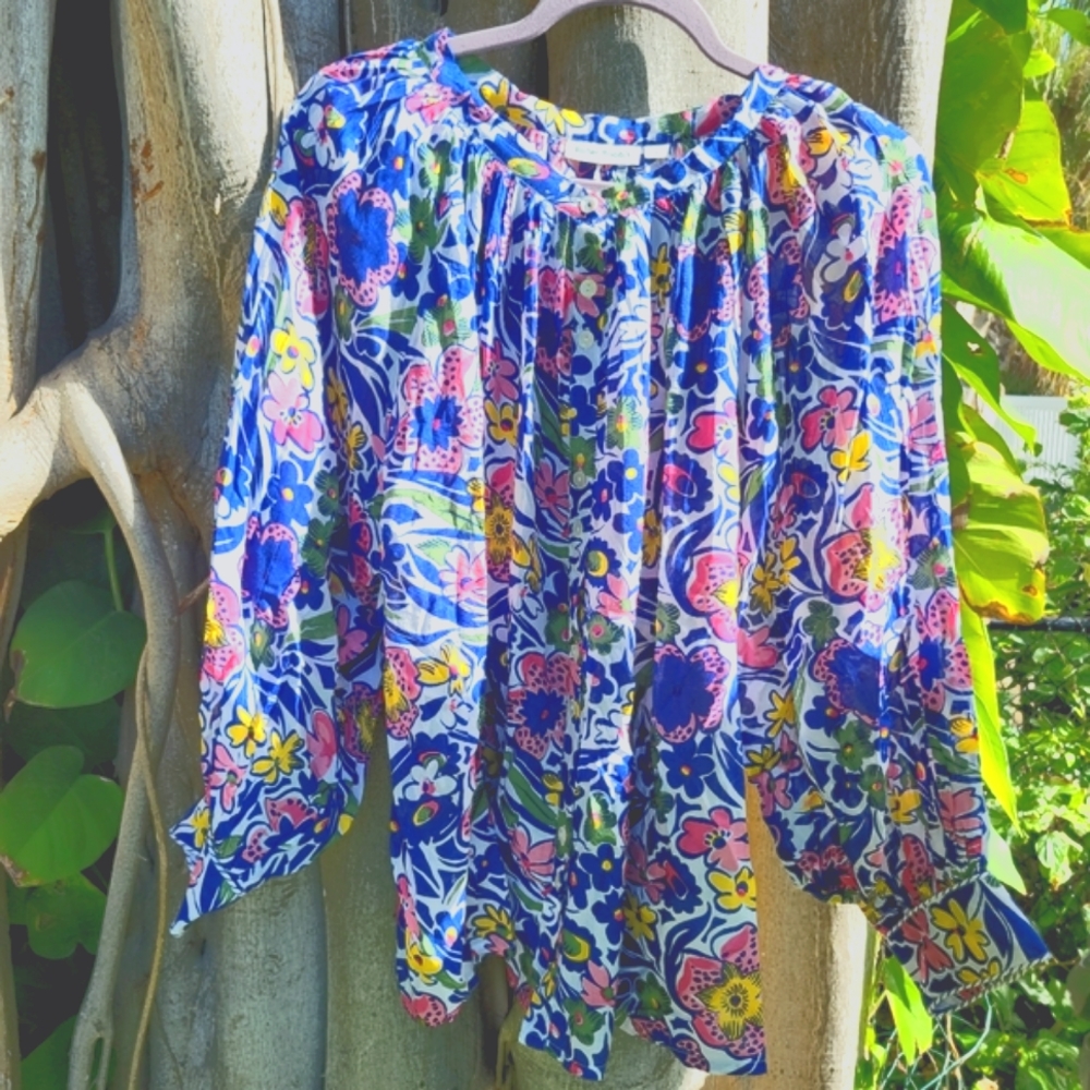 Roller Rabbit Floral Blouse